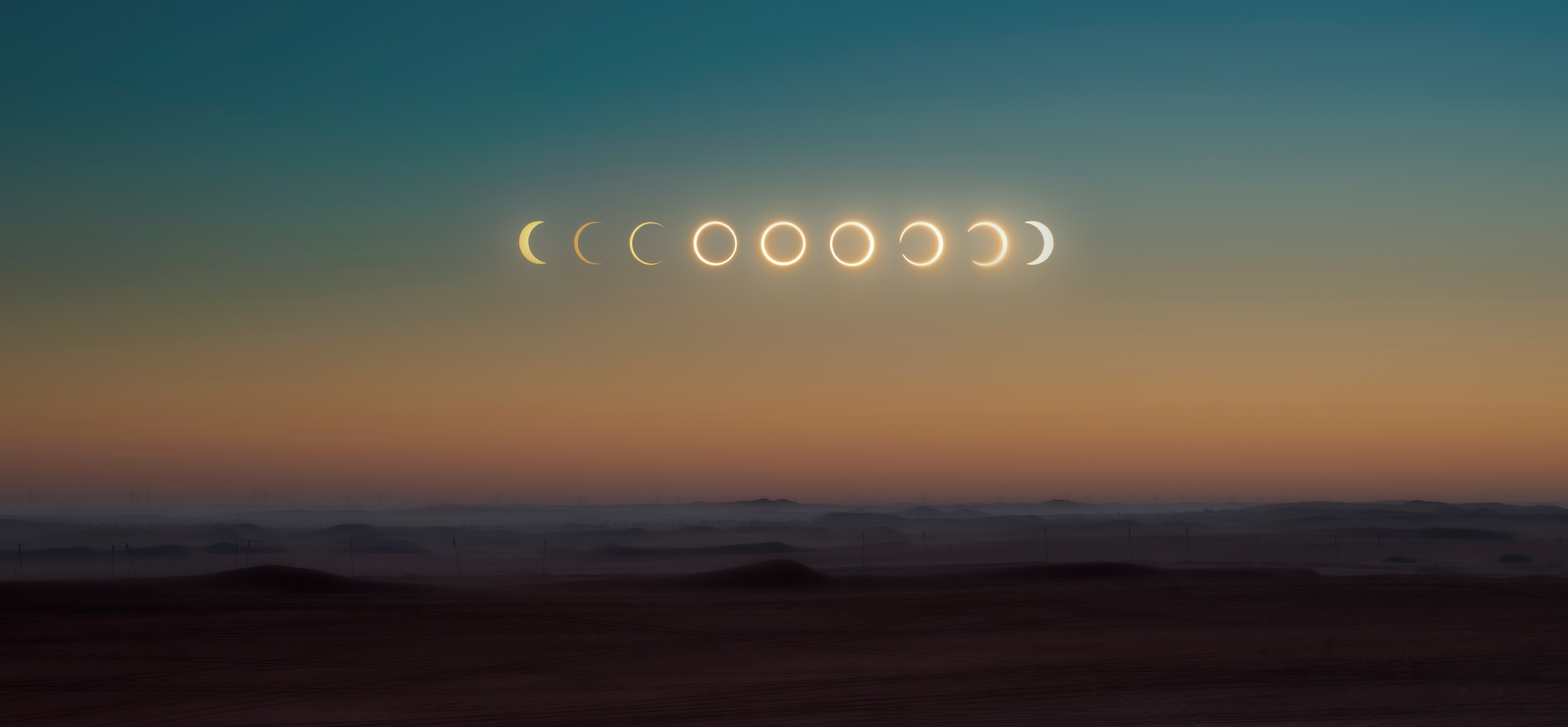 Total solar eclipse corona